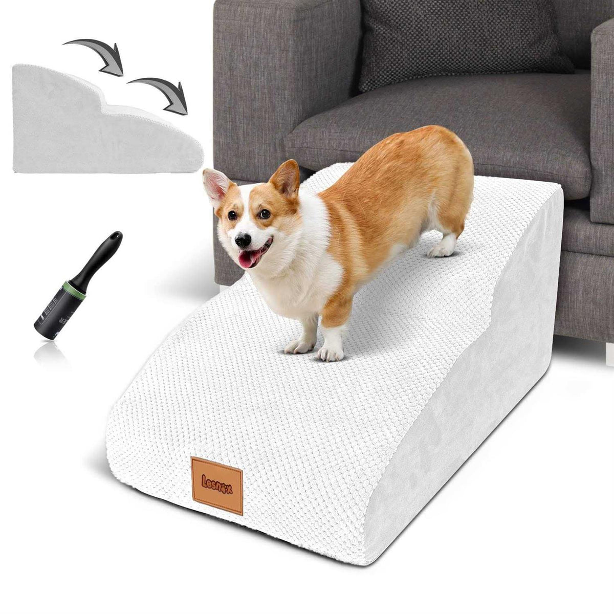 2-Step 30D Foam Pet Stairs with Waterproof Cover P386