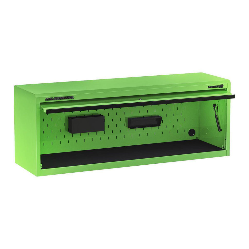 72 in. x 22 in. Green Work Center Hutch I138