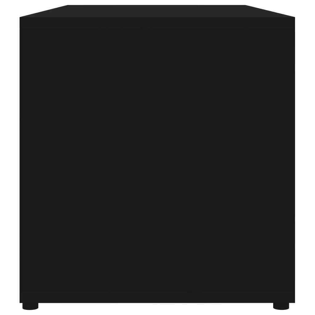 Black Chipboard TV Cabinet Q1906