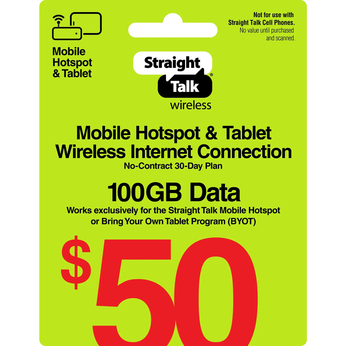 100GB Data 30-Day Prepaid Plan e-PIN H326