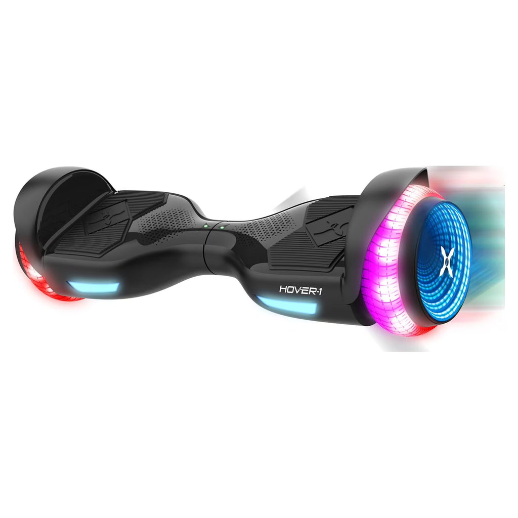 Black Hoverboard with Bluetooth Speaker and LED Lights H871