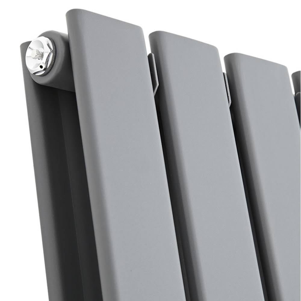Anthracite Vertical Hot Water Radiator B9959