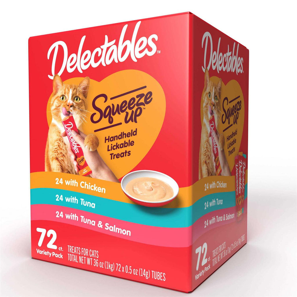 Squeeze Up Variety Pack Lickable Wet Cat Treat Z74197