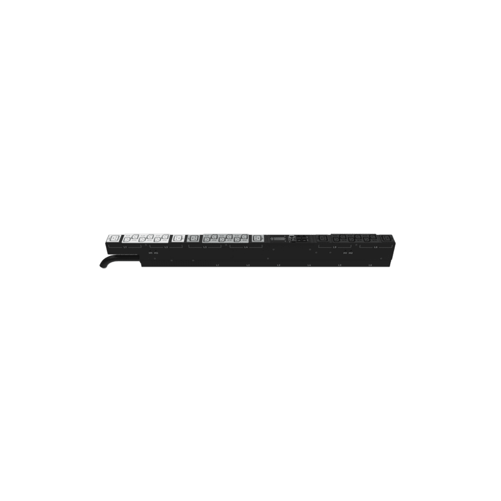 G2 metered 3-Ph 17.3 kVA 48 A / 208 V outlets (18) C13, (6) C19 Vertical PDU A807478