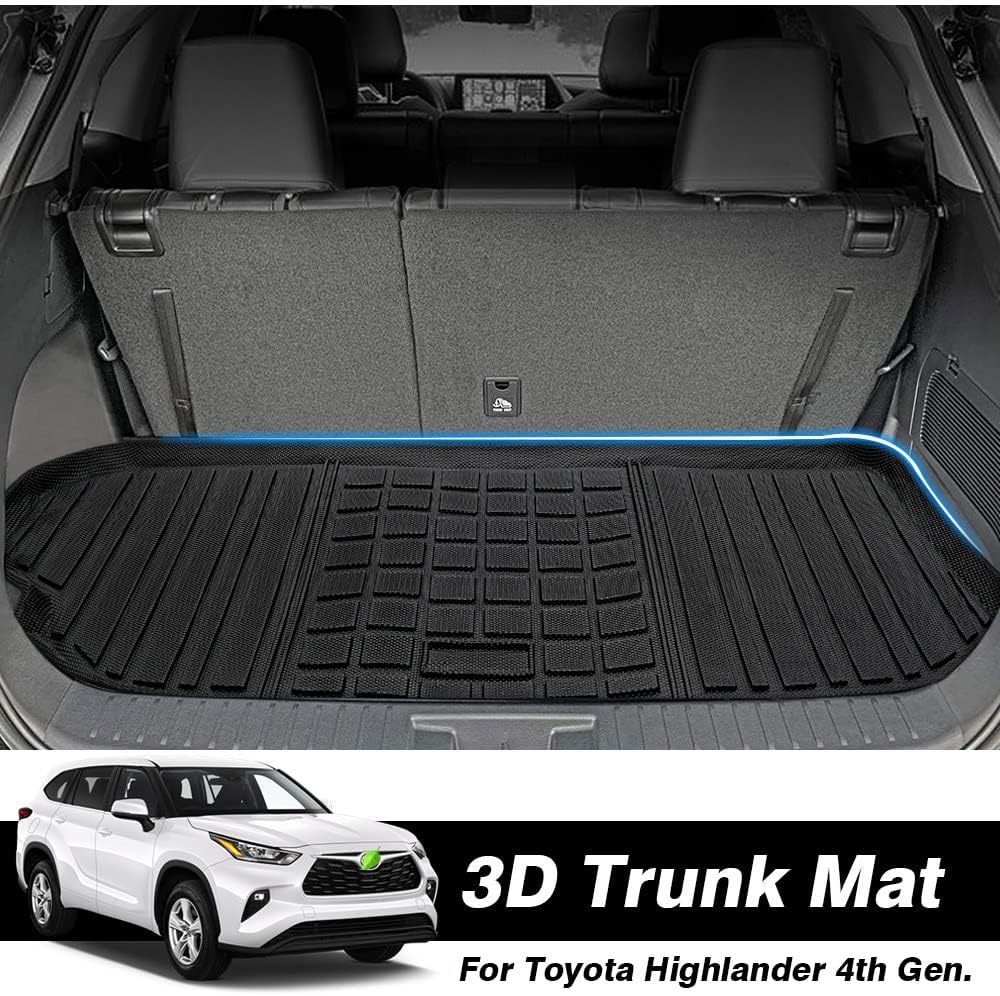 Black All Weather Cargo Liner Trunk Floor Mat S900