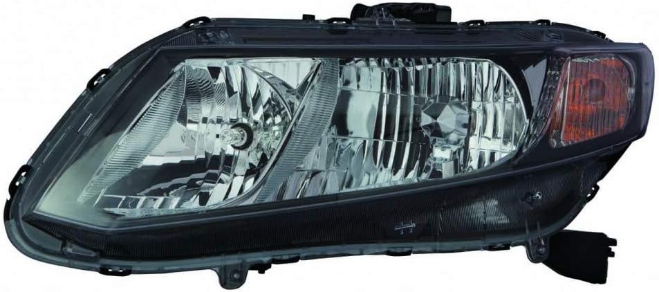 Head Light Assembly for Honda Civic Sedan/Hybrid 2013 2014 2015 Driver Side C895374