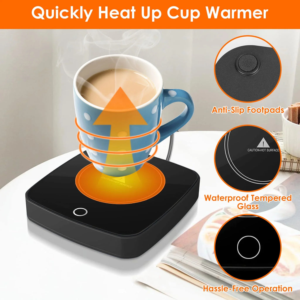 16W Electric Milk Cup Warmer with 3 Temp Settings R79307