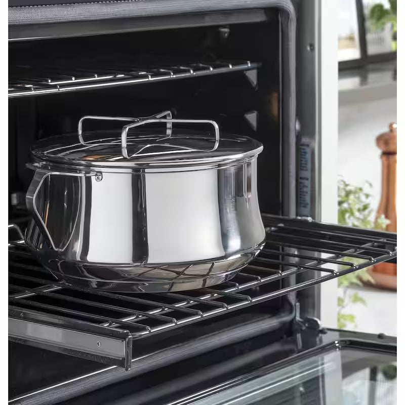 30 in. Smart Electric Wall Oven with Convection Self-Cleaning in Matte White M488