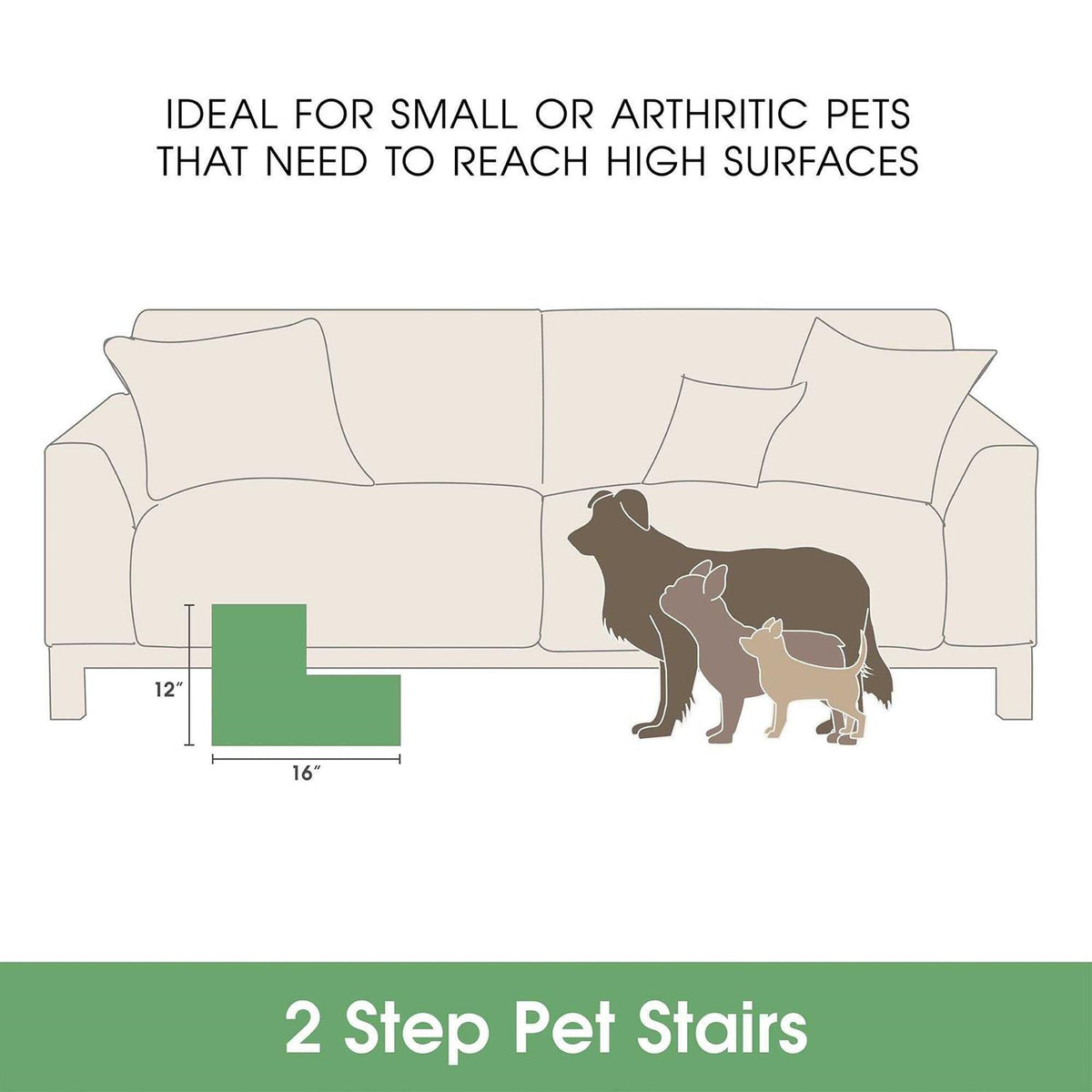 Folding Dog Stairs W119556