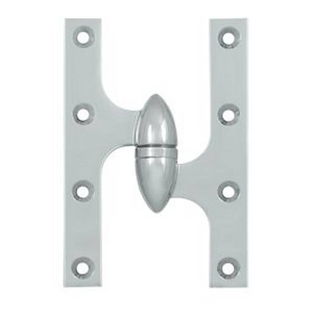 6x22 x 4x22 Hinge, Polished Chrome F476980