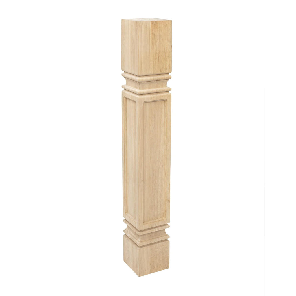 Unfinished Solid Hardwood Kitchen Island Leg K247256