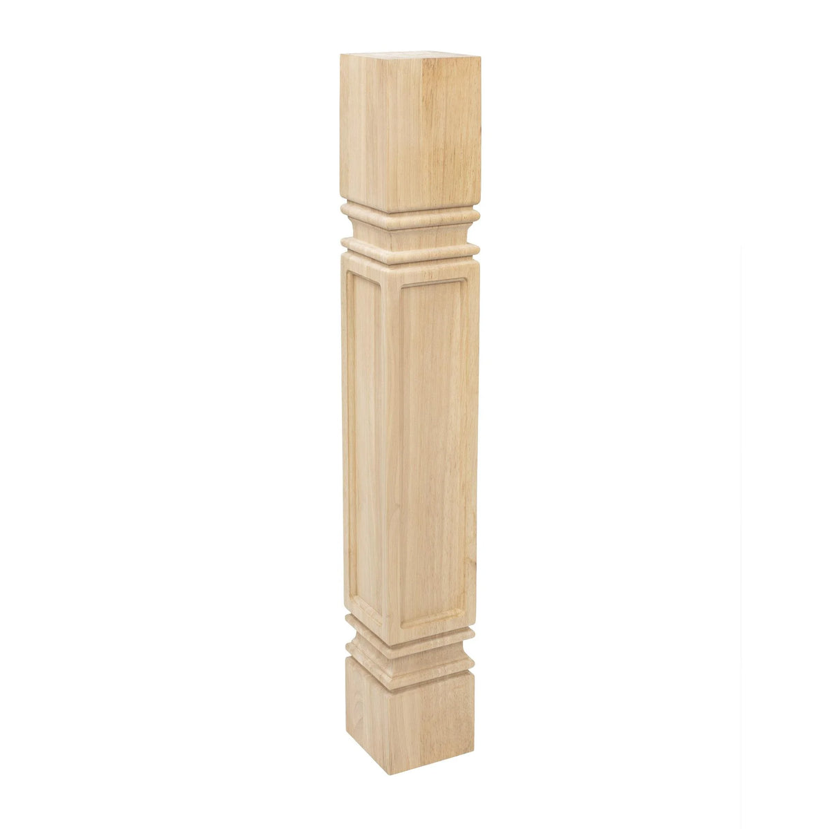 Unfinished Solid Hardwood Kitchen Island Leg K247256