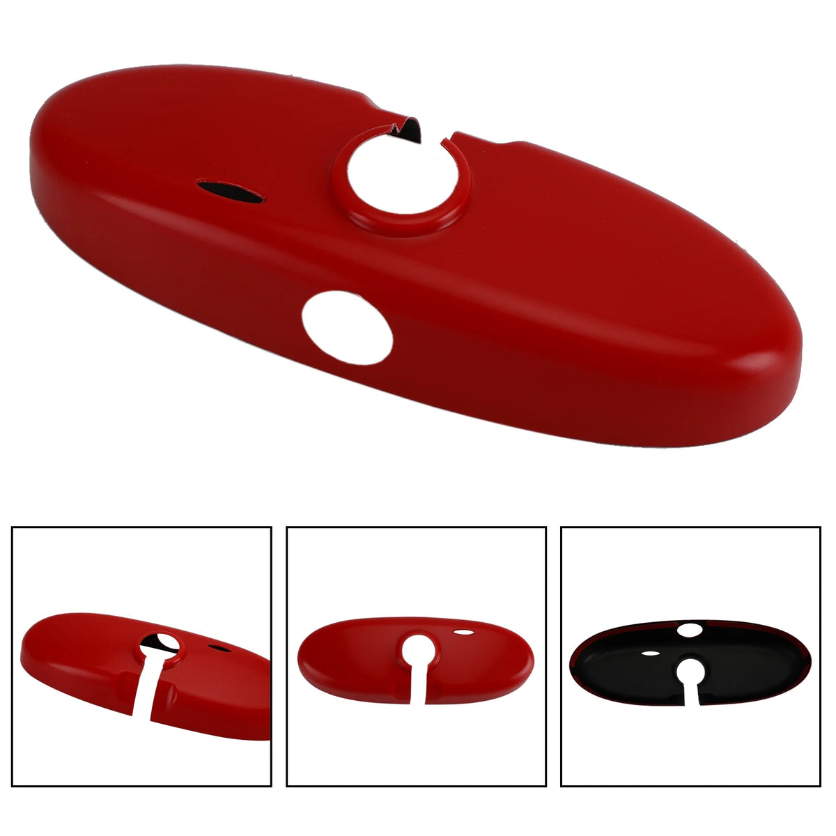 Red Rear View Mirror Cover H286