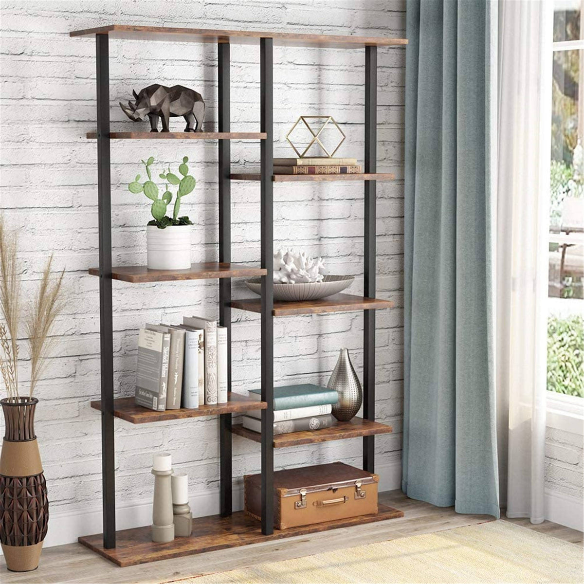 White 5-Tier Bookshelf G90092