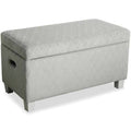 Grey Storage Bench Q977
