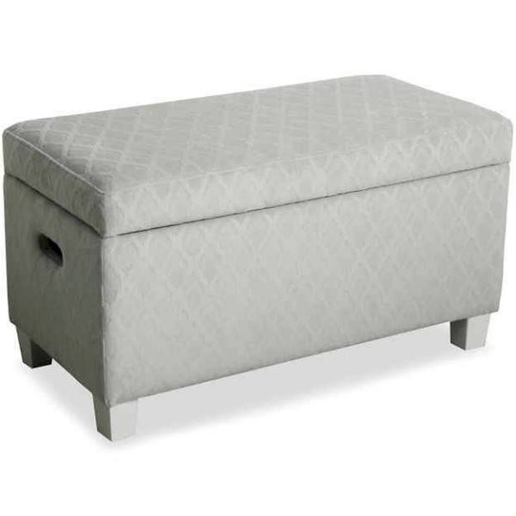 Grey Storage Bench Q977