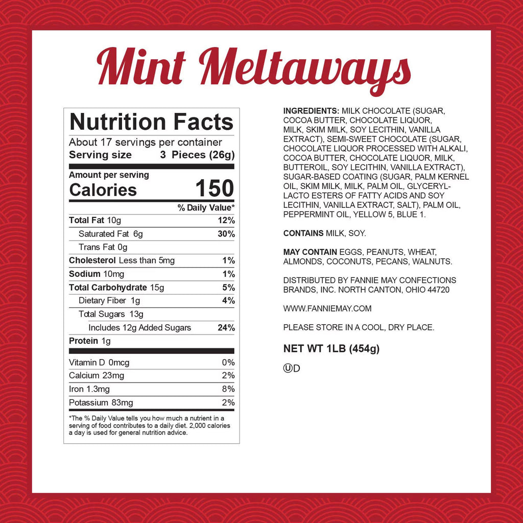 Milk Chocolate And Pastel Candy With A Mint Chocolate Center, 1 Lb Y51078