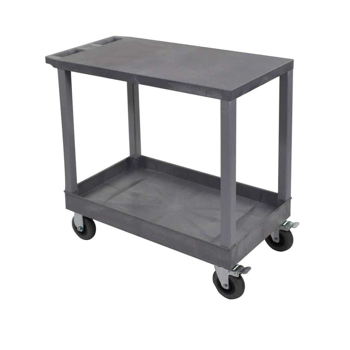 Gray 18x32 2 Flat/Tub Cart with Casters I381