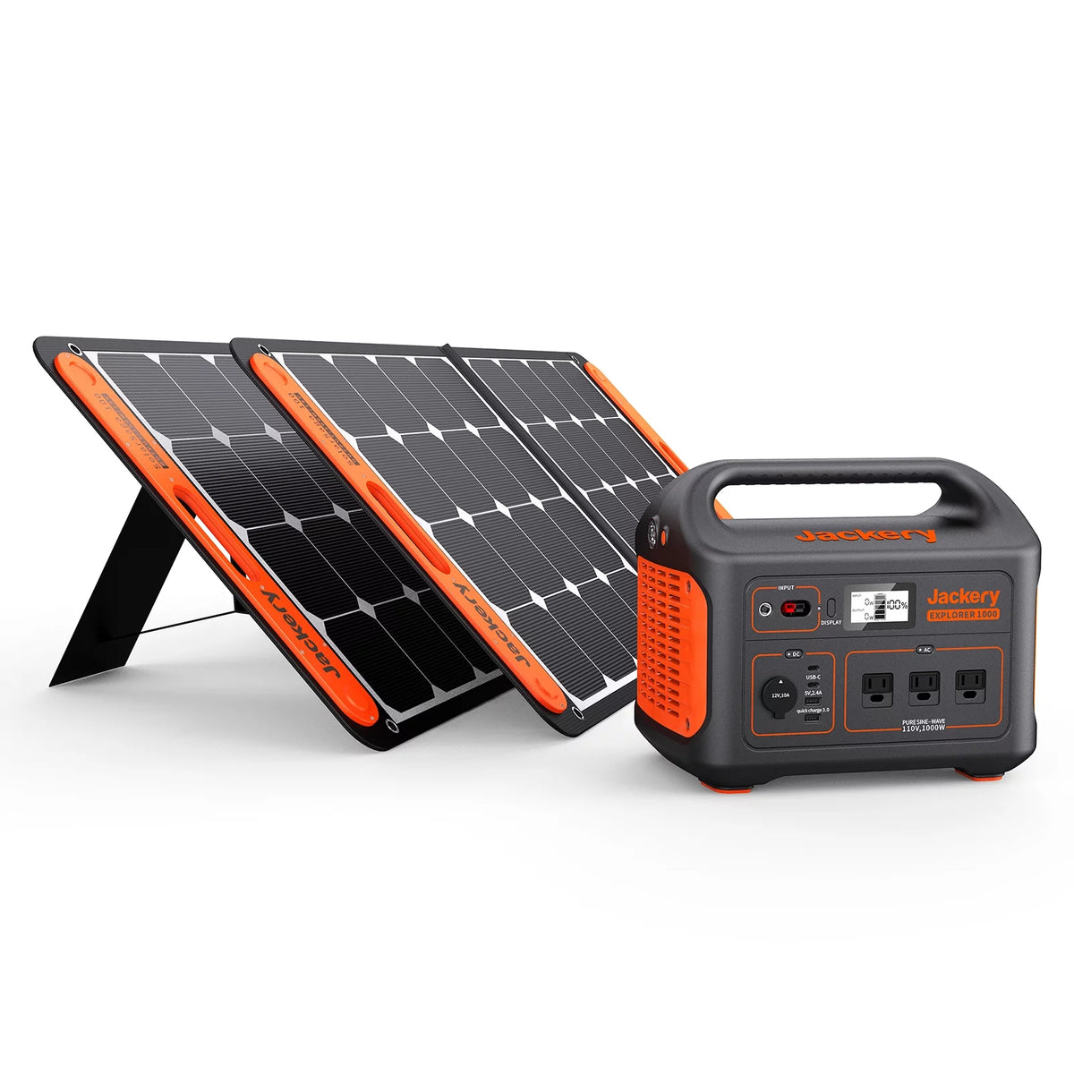 1002Wh Portable Power Station with 100W Solar Panels X647