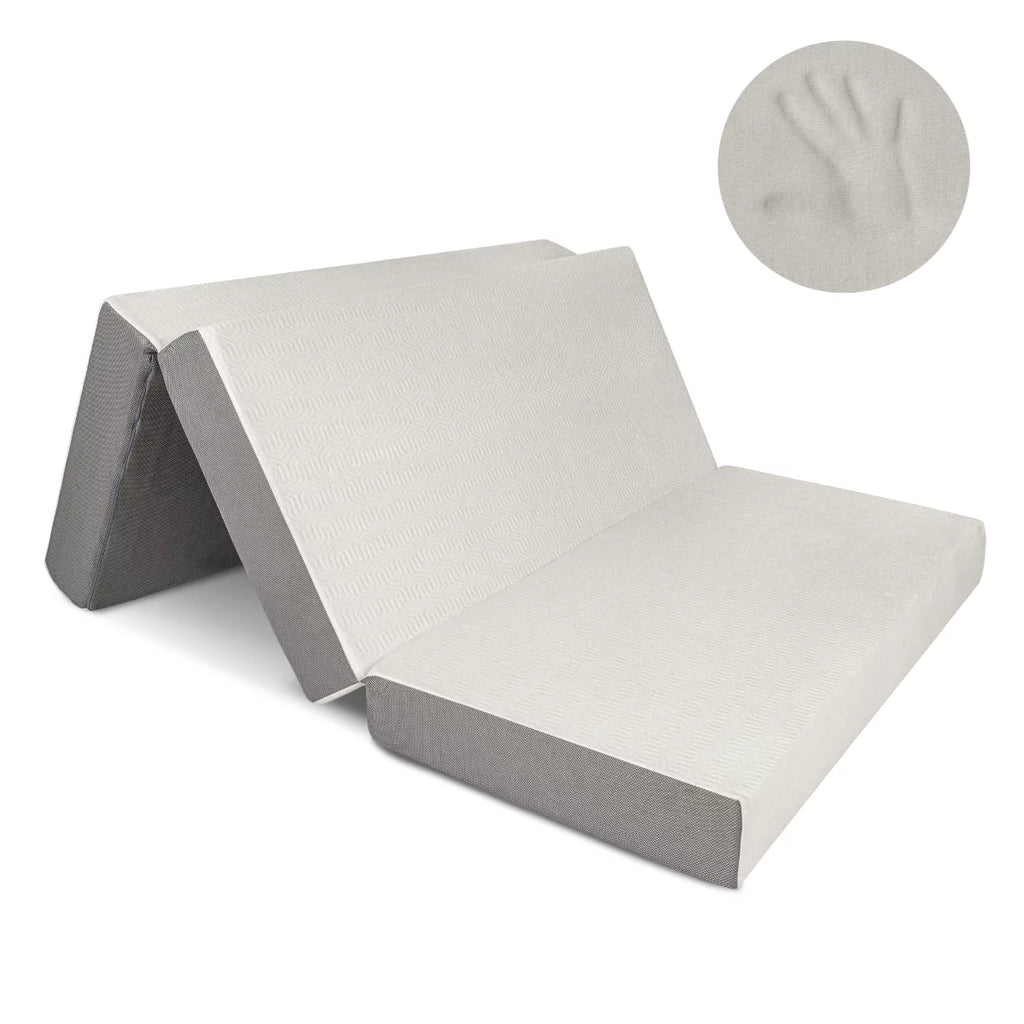 6-Inch Memory Foam Tri Folding Mattress Full Size H210