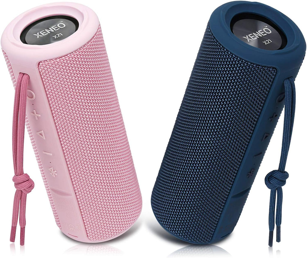 Portable Outdoor Wireless Bluetooth Speaker with FM Radio, Micro SD Card Slot, AUX, Hard Travel Case Included N680758