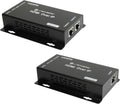 HDMI Extender Over Cat 5e/Cat6 Cable Daisy Chain Cascade to Multiple Receivers TCP/IP up to 1080P FHD 60Hz 400ft / 120M HDCP 1.4 Pack of 2 W58279