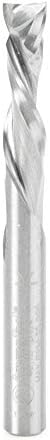CNC Solid Carbide Compression Spiral 1/4 Dia x 7/8 x 1/4 Shank B82044