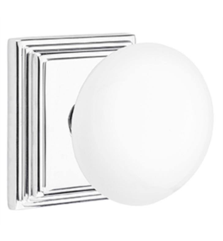 Crystal Knob with Rose Emtek S124969