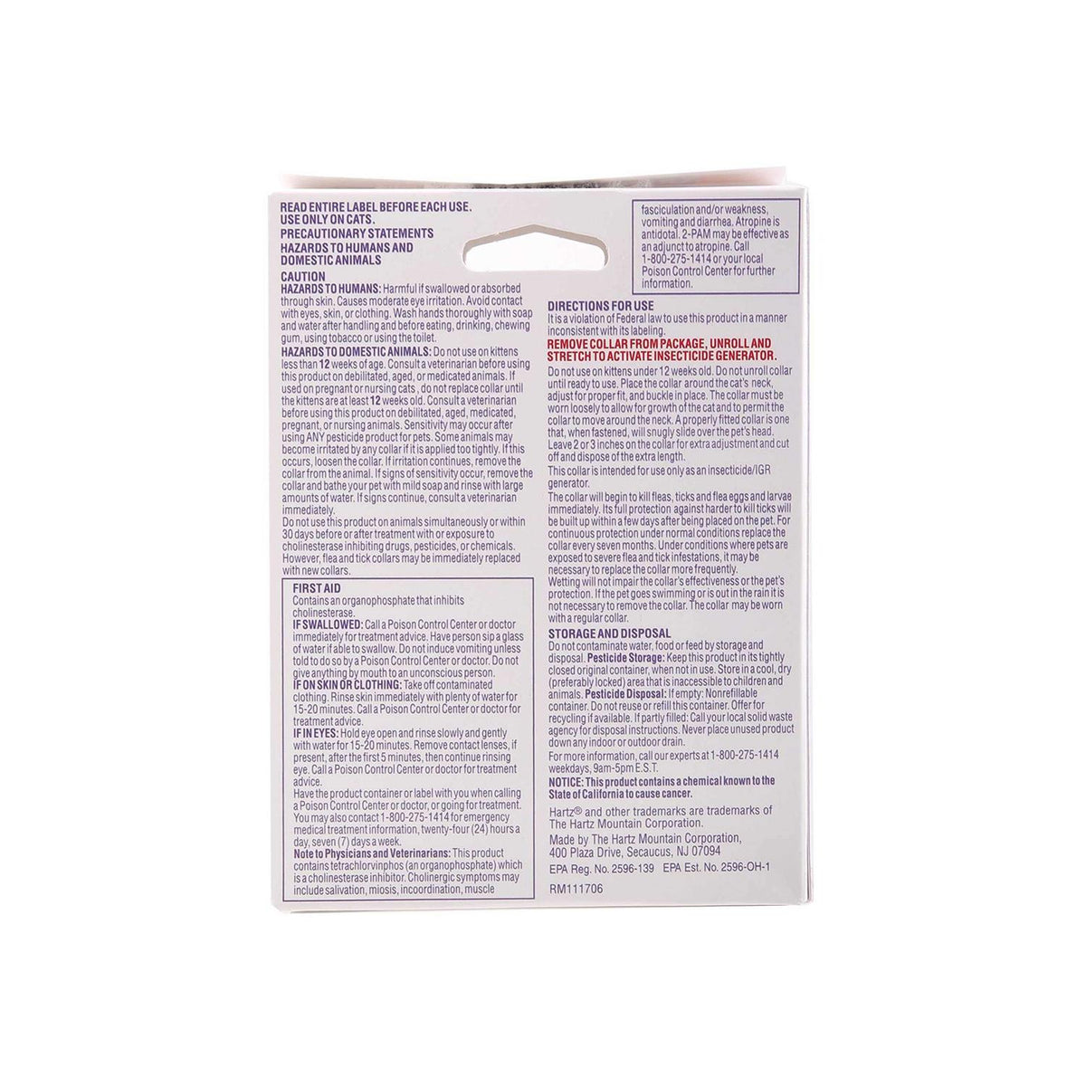 Flea & Tick Collar for Cats & Kittens W325334