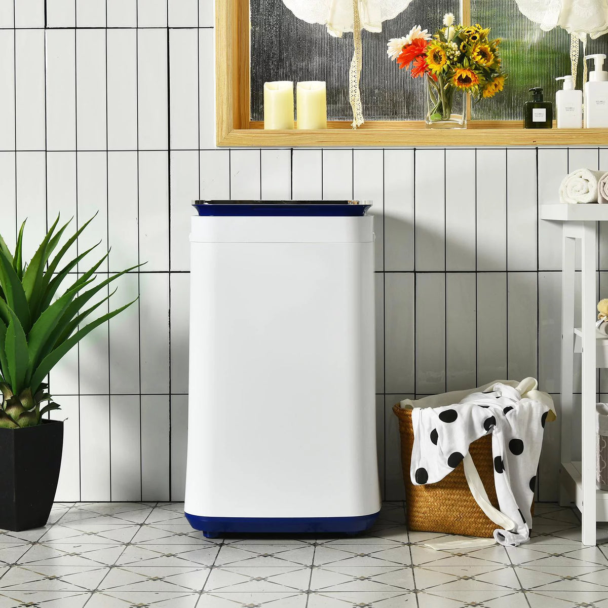 7.7lbs Full Automatic Portable Washing Machine S483148