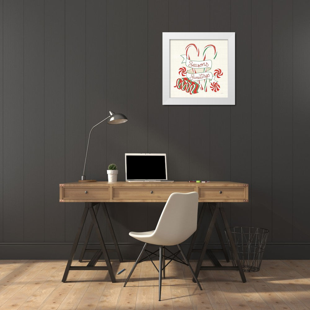 15x15 White Wood Framed Art Print U3067