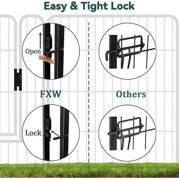 16 Panel 32 Height Dog Playpen with Doors M1349