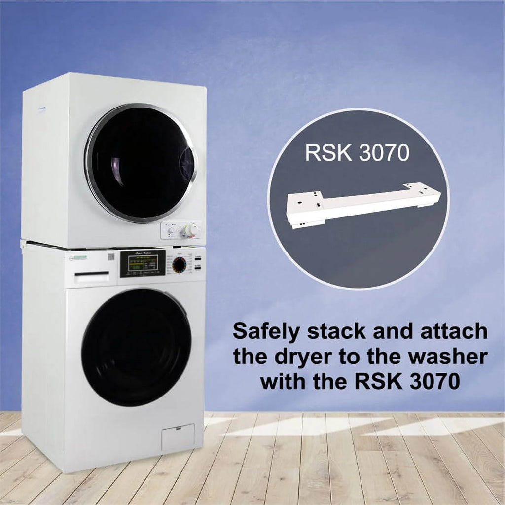 Stackable Washer and Dryer set with Digital Cont. V7896