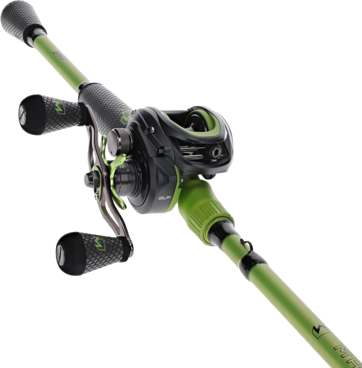 7-Foot 3-Inch 1-Piece IM8 Graphite Fishing Rod and Casting Reel Combo J54212