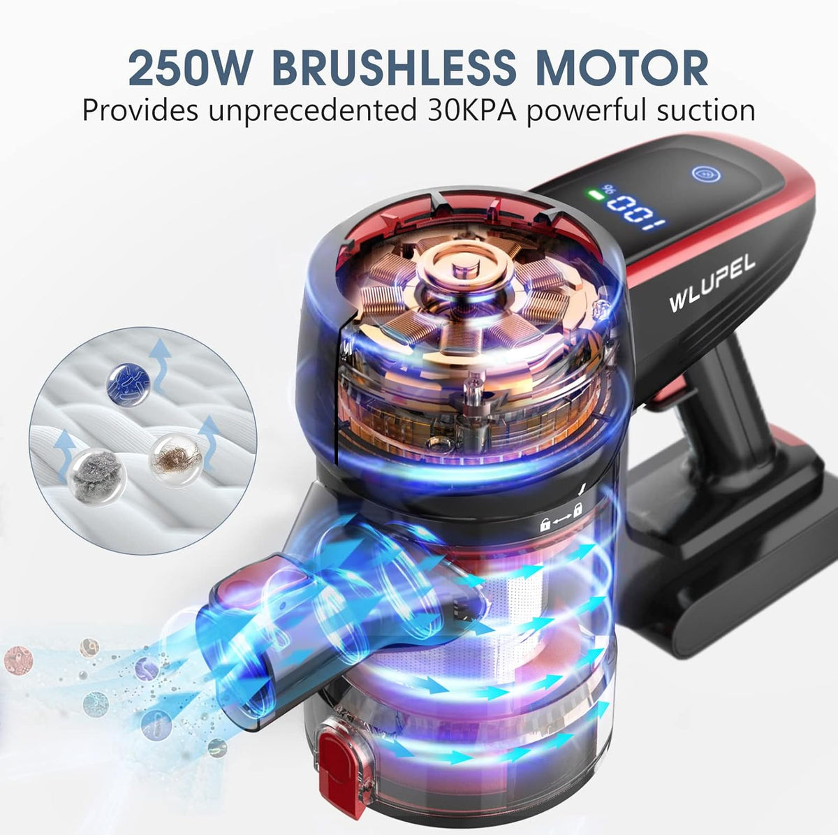 250W Cordless Stick Vacuum Cleaner L219892