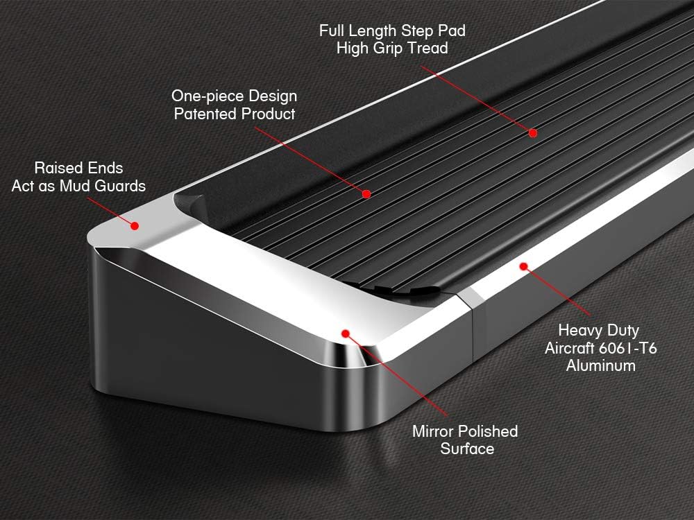 Running Boards Compatible with Ford F150 SuperCrew Cab I9743