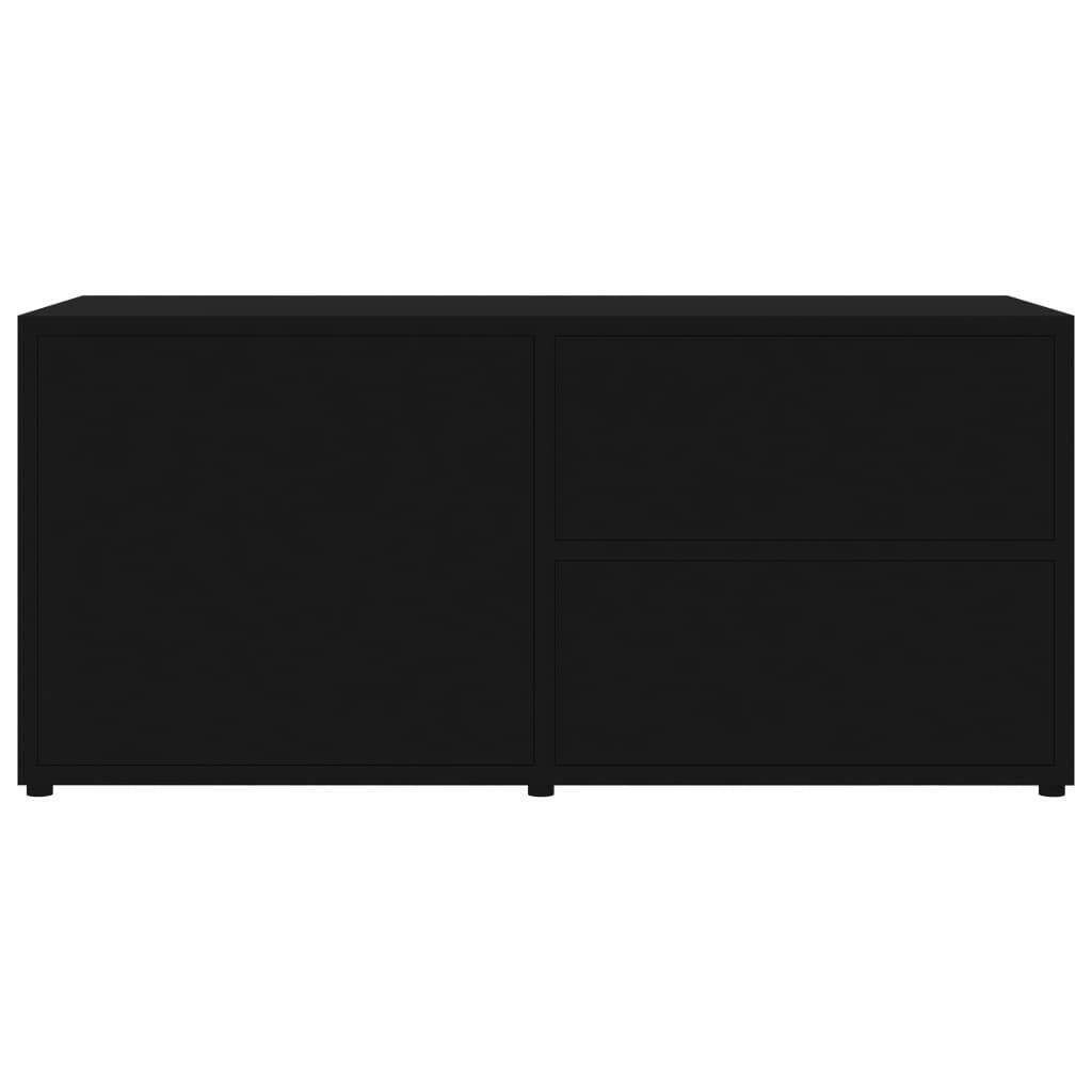 Black Chipboard TV Cabinet Q1906