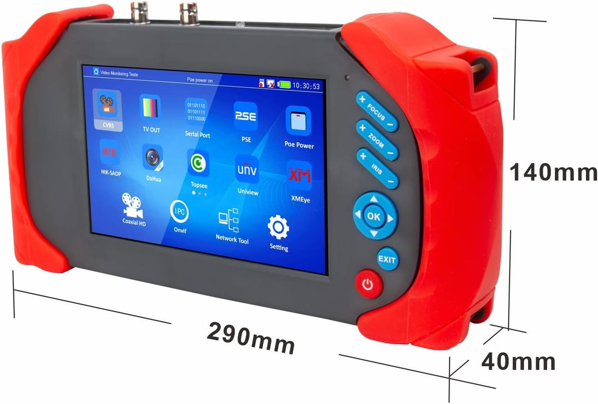 7 Inch IPS Touch Screen CCTV Monitor Camera Tester with PTZ Control J573
