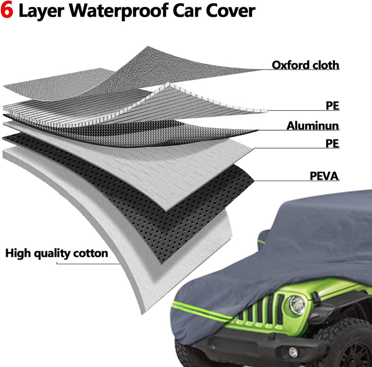210D Oxford Waterproof Car Cover I4738