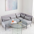 Ink Blue Performance Velvet Poly Dining Benches C1181
