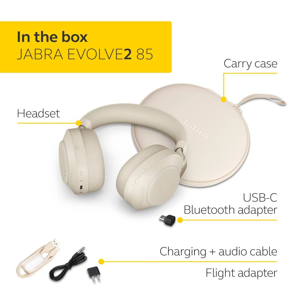 Beige Stereo Headset D743211