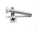3/16 Fine Thread Machine Screw Phillips Flat Head Low Carbon Steel Zinc Plated M867