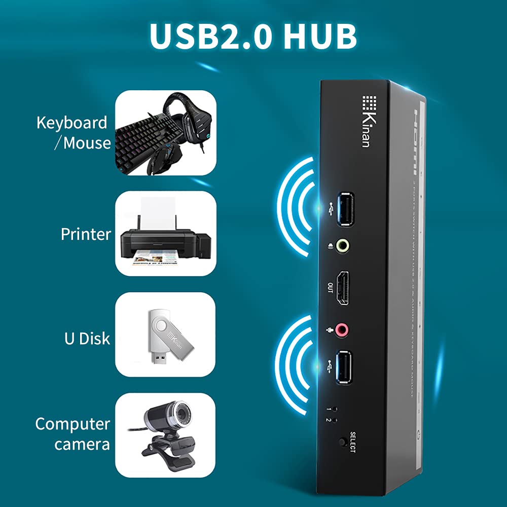 2 Port DVI KVM Switch with Cables D83967