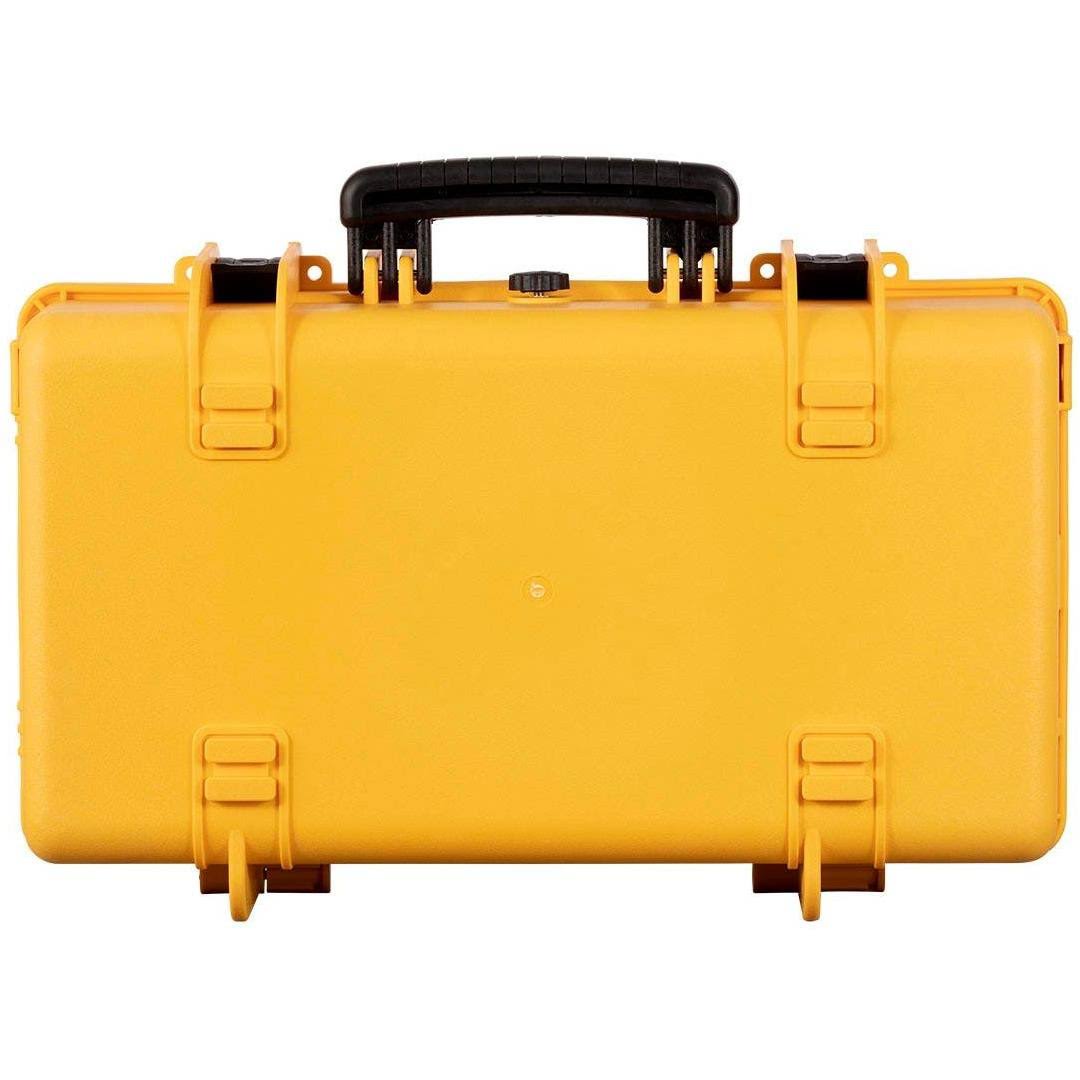 Weatherproof Hard Case 22in x 14in x 8in Yellow Customizable Foam X20442