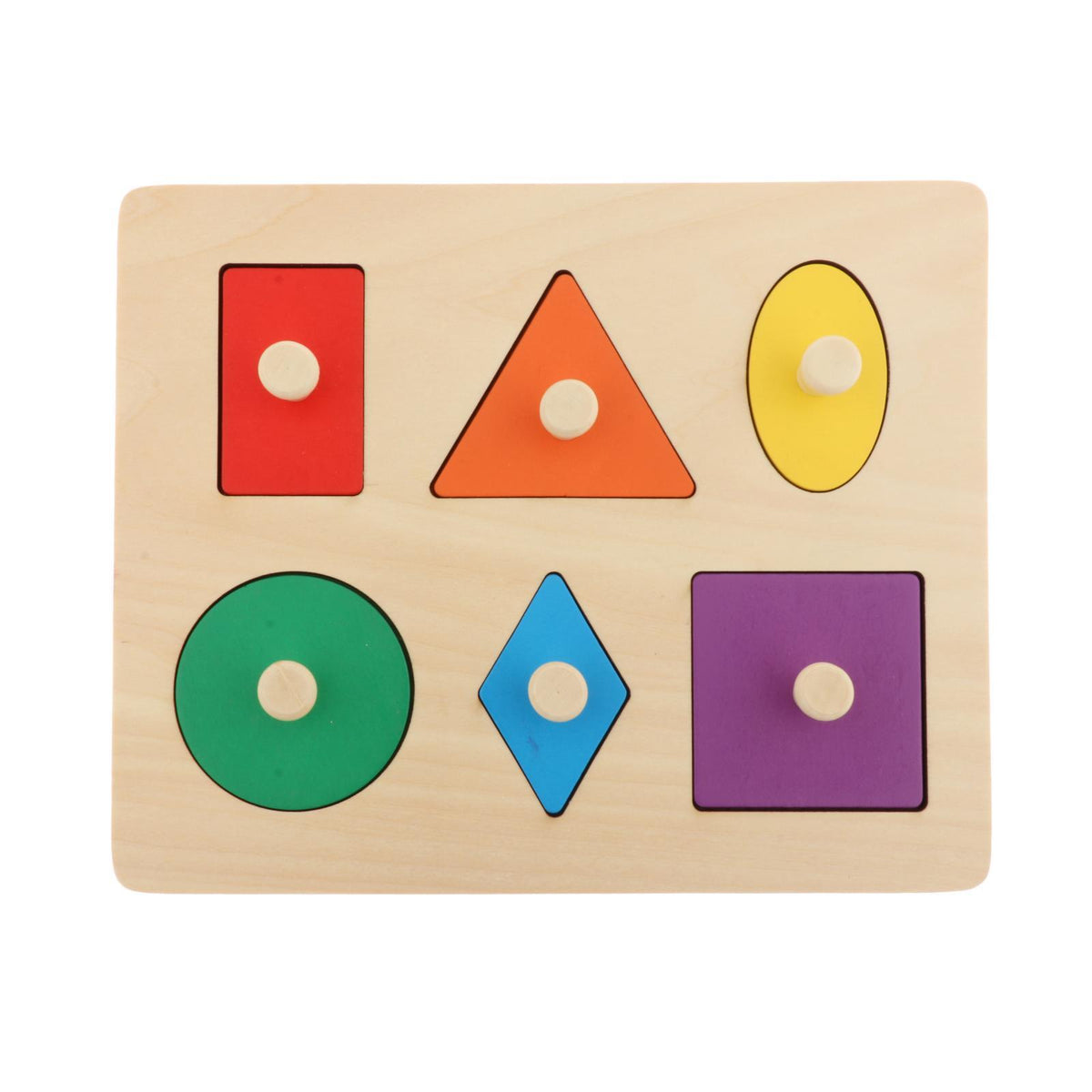 Wooden Shape Puzzles Educational Toy W120