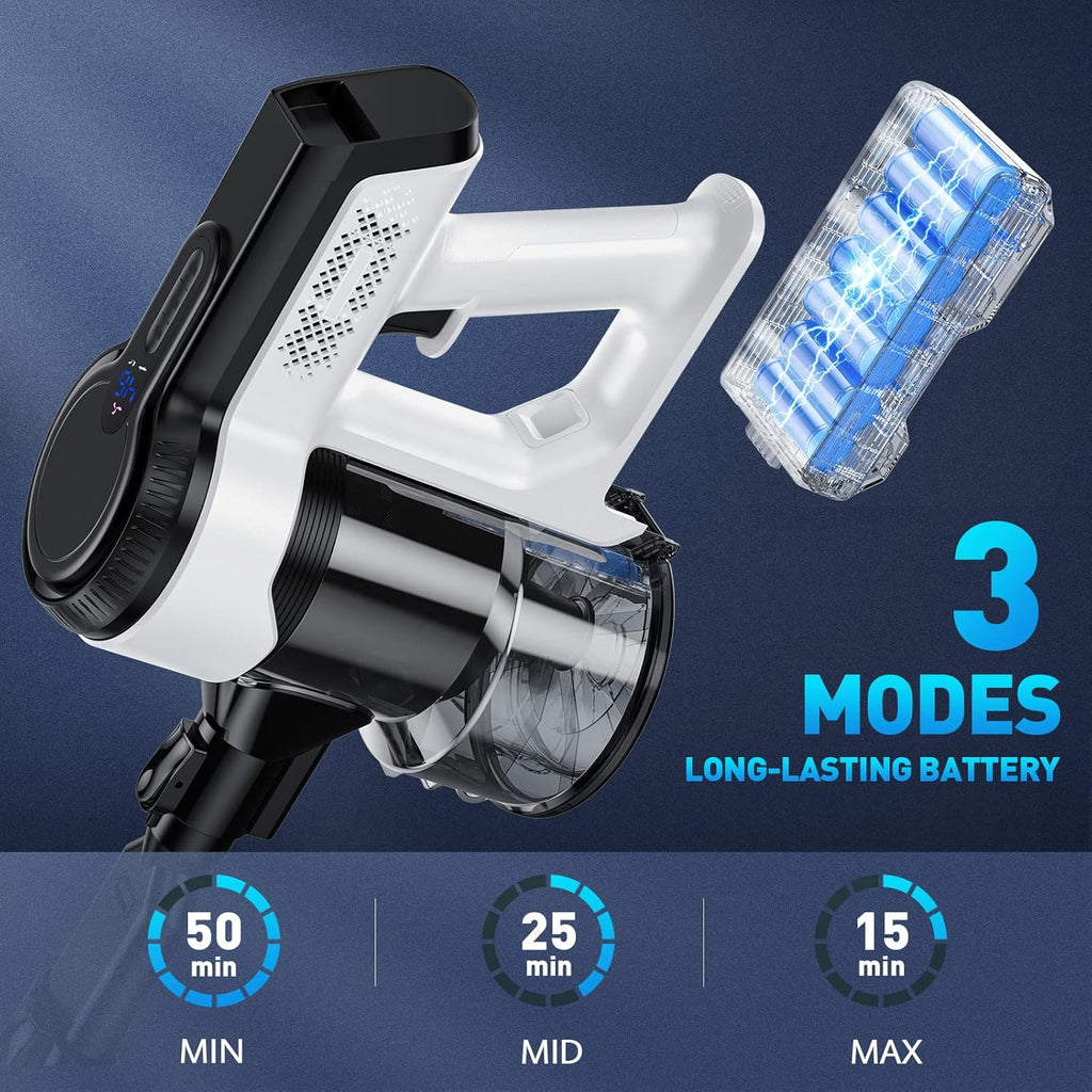 Cordless Vacuum Cleaner 26Kpa Lightweight Handheld Stick Vacuum with Electric Mop D91421
