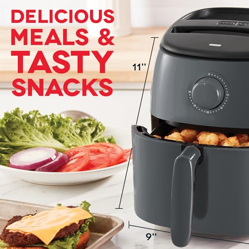 Compact Grey 2.6 Qt. Electric Air Fryer Oven C142270