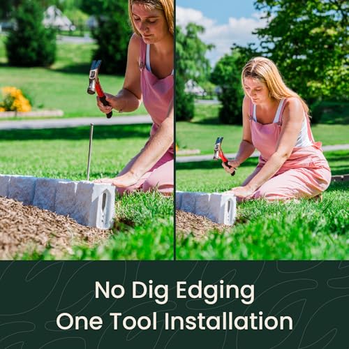 Faux Stone Landscape Edging Border A2351