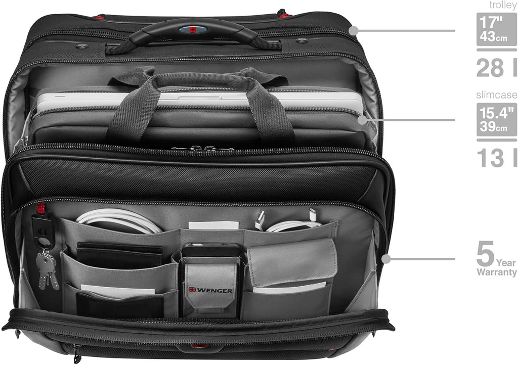 Rolling Case Blk Up To 17IN Laptop Y985442