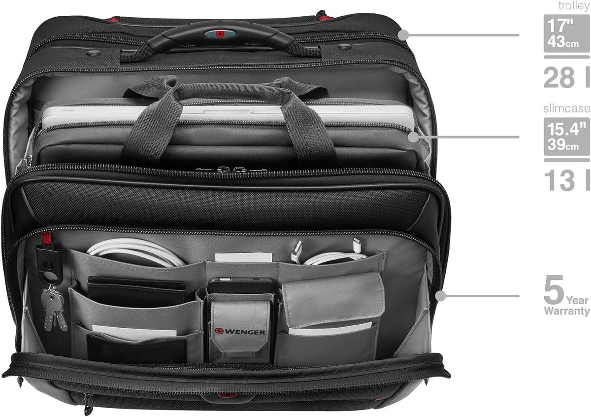 Rolling Case Blk Up To 17IN Laptop Y985442